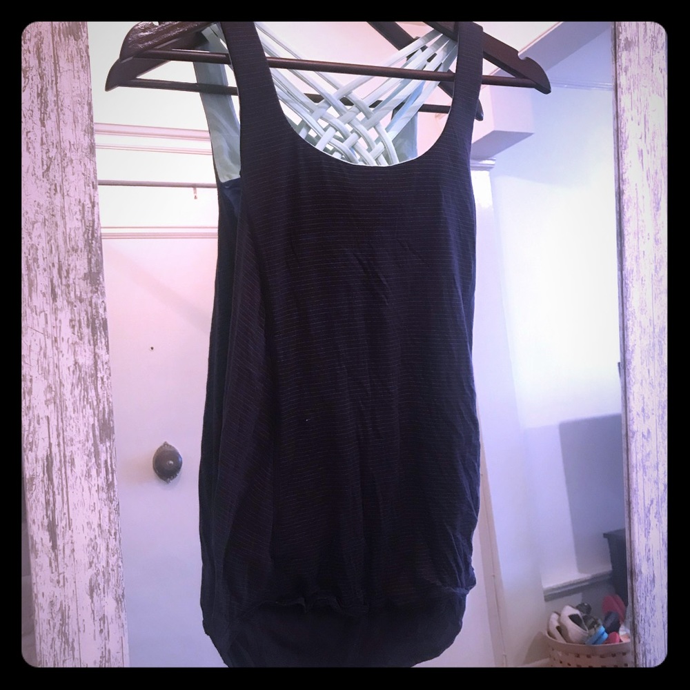 Best seller drape back cross strap top size 2